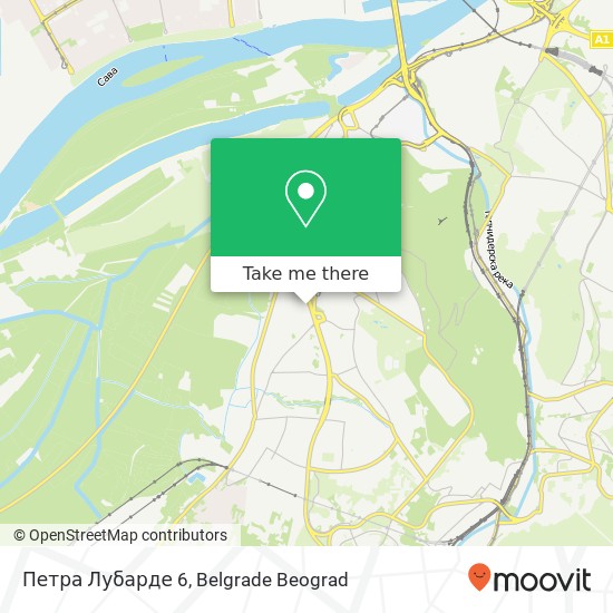 Петра Лубарде 6 mapa