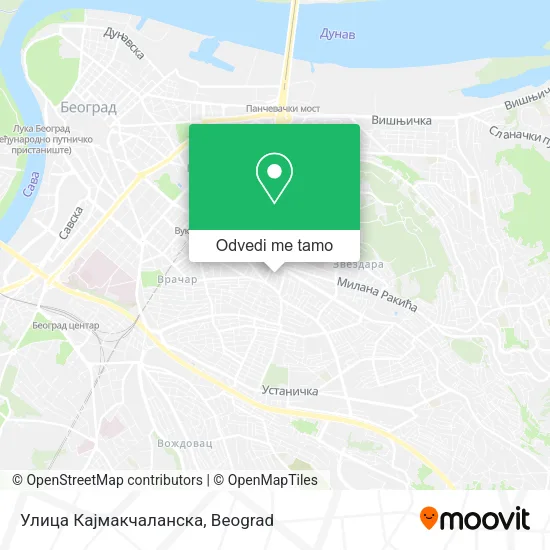 Улица Кајмакчаланска mapa