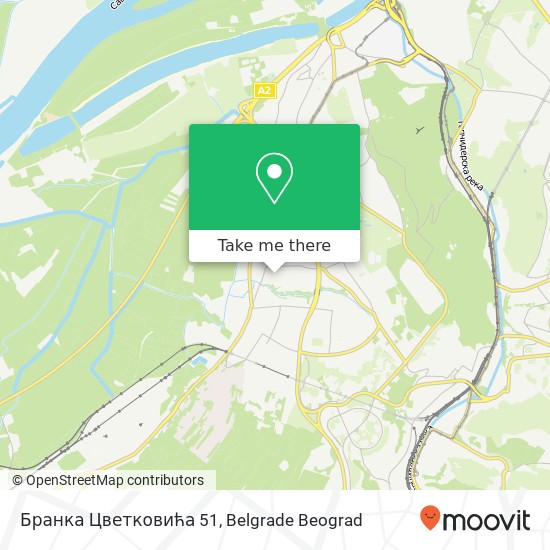 Бранка Цветковића 51 mapa