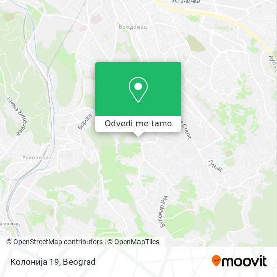 Колонија 19 mapa