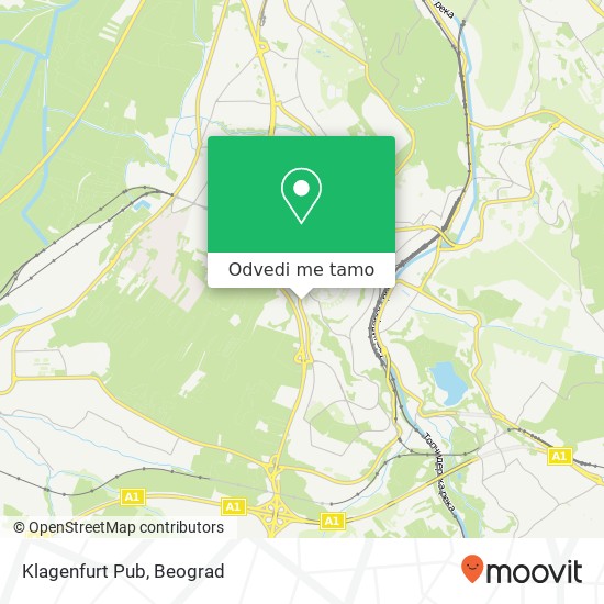 Klagenfurt Pub mapa