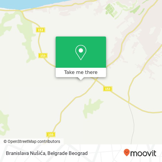 Branislava Nušića mapa