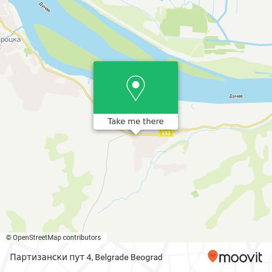 Партизански пут 4 mapa