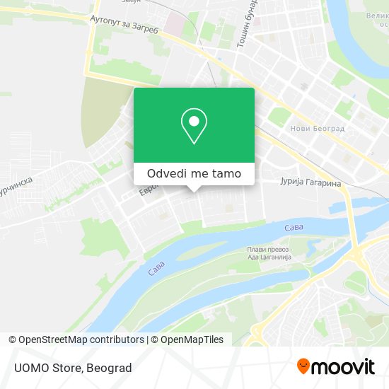 UOMO Store mapa