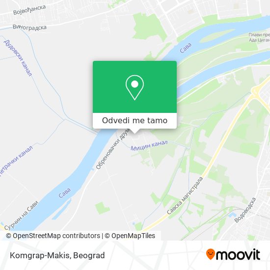 Komgrap-Makis mapa