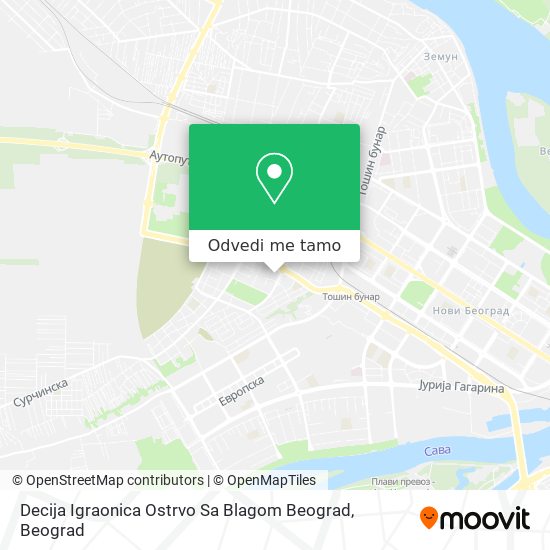 Decija Igraonica Ostrvo Sa Blagom Beograd mapa