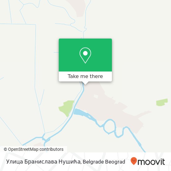 Улица Бранислава Нушића mapa