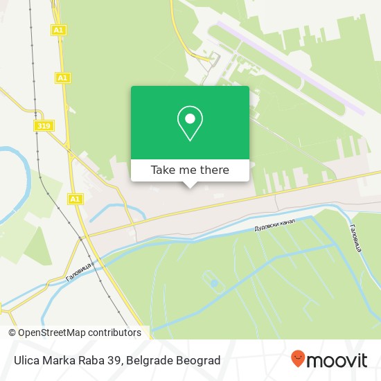 Ulica Marka Raba 39 mapa