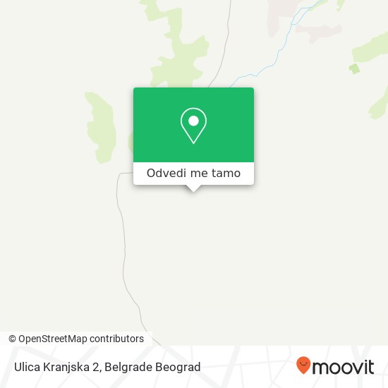 Ulica Kranjska 2 mapa