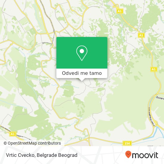 Vrtic Cvecko mapa