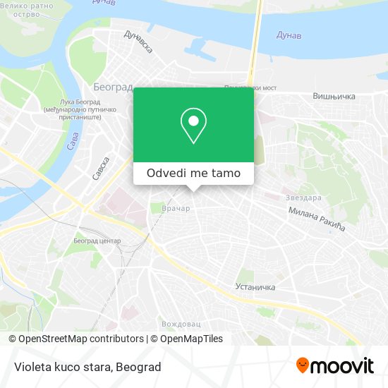 Violeta kuco stara mapa