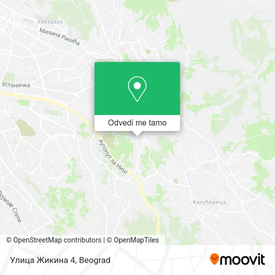 Улица Жикина 4 mapa