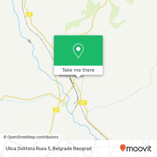 Ulica Doktora Rusa 5 mapa