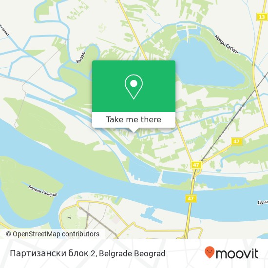 Партизански блок 2 mapa