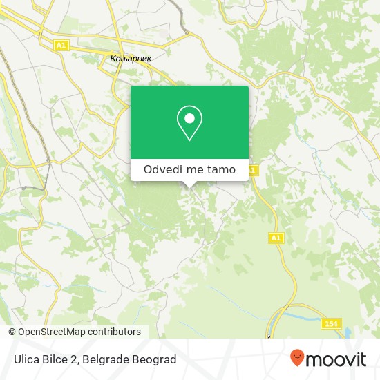 Ulica Bilce 2 mapa