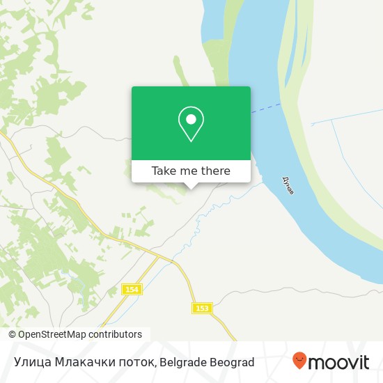 Улица Млакачки поток mapa