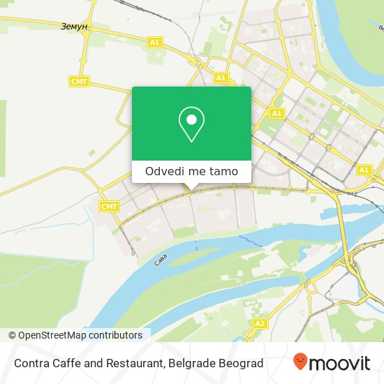 Contra Caffe and Restaurant mapa