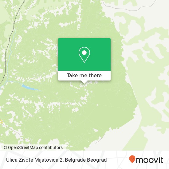 Ulica Zivote Mijatovica 2 mapa