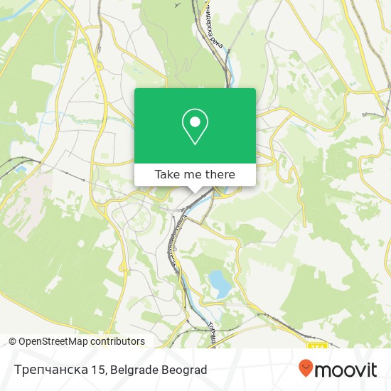 Трепчанска 15 mapa