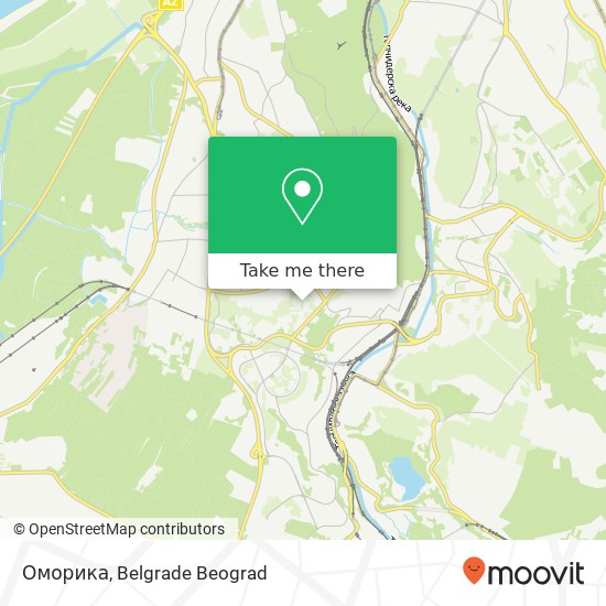 Оморика mapa