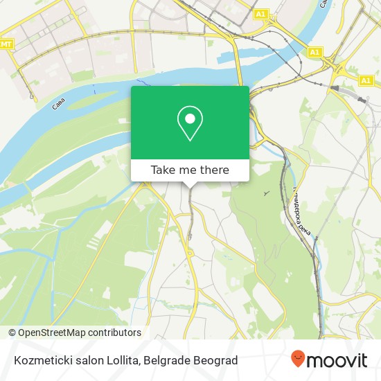 Kozmeticki salon Lollita mapa