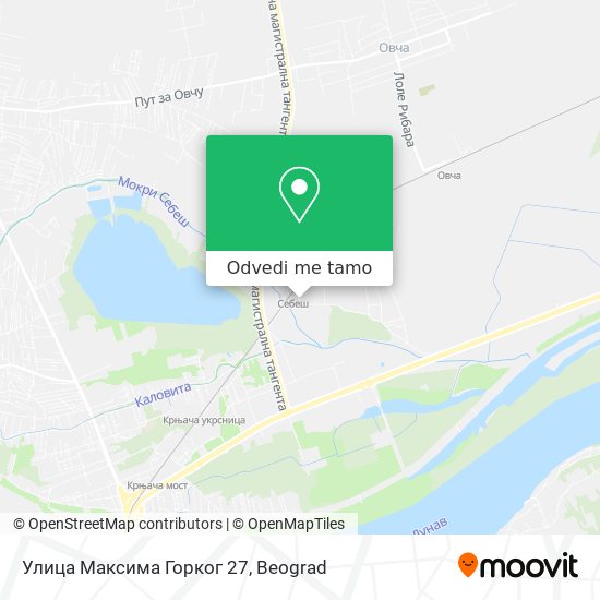 Улица Максима Горког 27 mapa