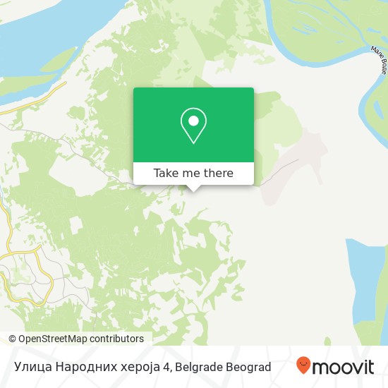 Улица Народних хероја 4 mapa