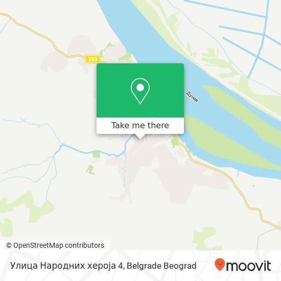 Улица Народних хероја 4 mapa