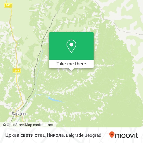 Црква свети отац Никола mapa