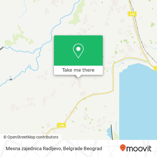 Mesna zajednica Radljevo mapa