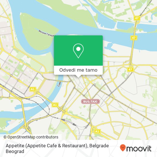 Appetite (Appetite Cafe & Restaurant) mapa