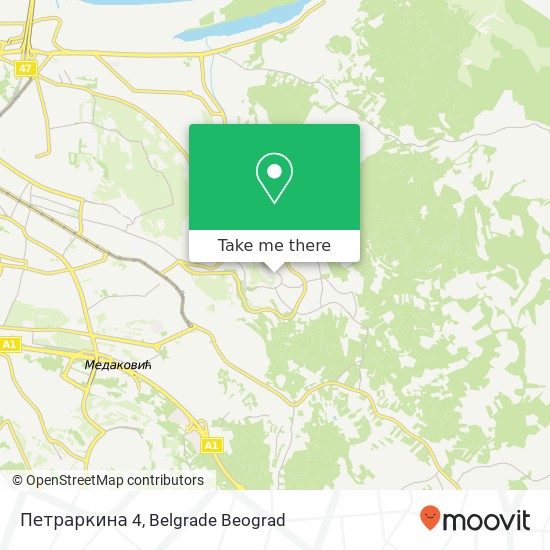 Петраркина 4 mapa