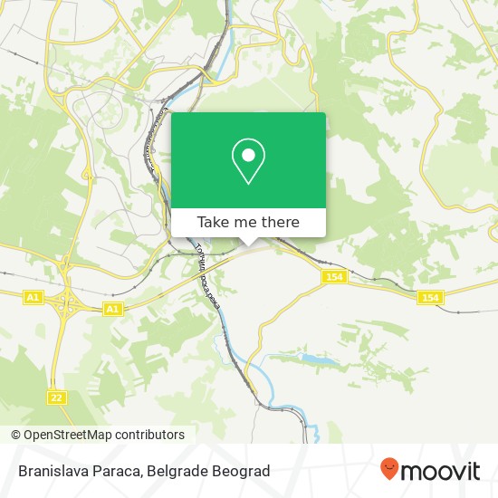 Branislava Paraca mapa