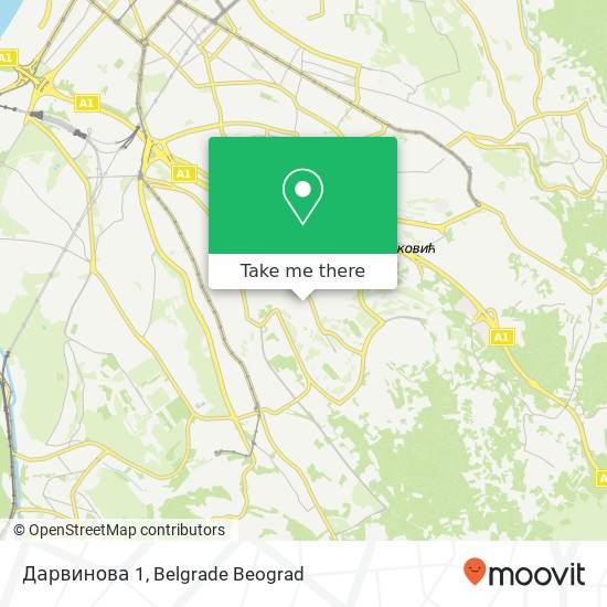 Дарвинова 1 mapa