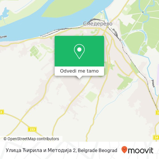 Улица Ћирила и Методија 2 mapa