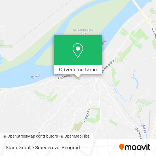 Staro Groblje Smederevo mapa