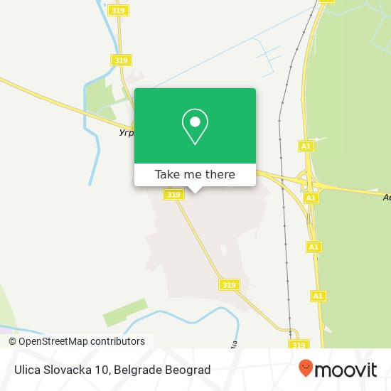 Ulica Slovacka 10 mapa