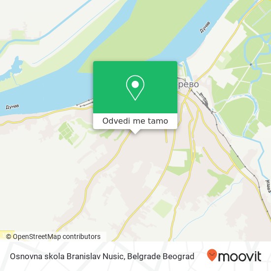 Osnovna skola Branislav Nusic mapa