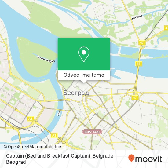 Captain (Bed and Breakfast Captain) mapa