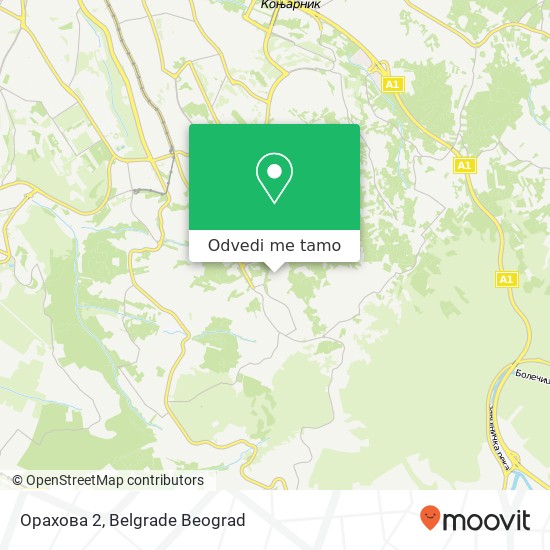 Орахова 2 mapa