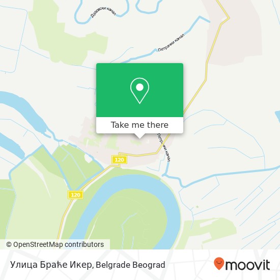 Улица Браће Икер mapa