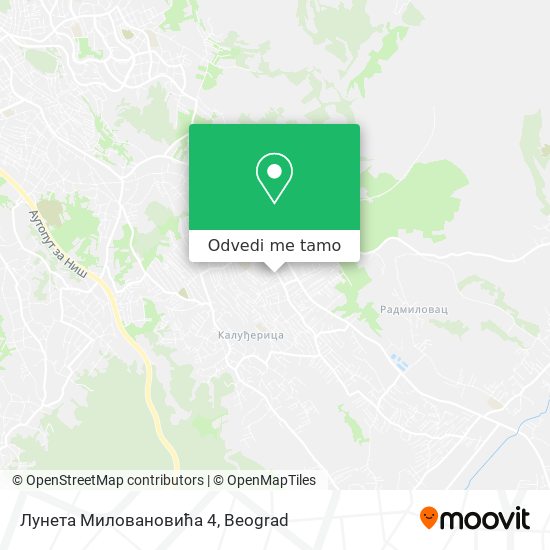 Лунета Миловановића 4 mapa