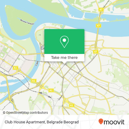 Club House Apartment mapa