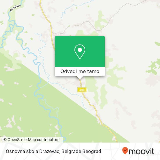 Osnovna skola Drazevac mapa