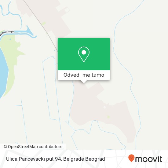 Ulica Pancevacki put 94 mapa