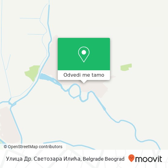 Улица Др. Светозара Илића mapa