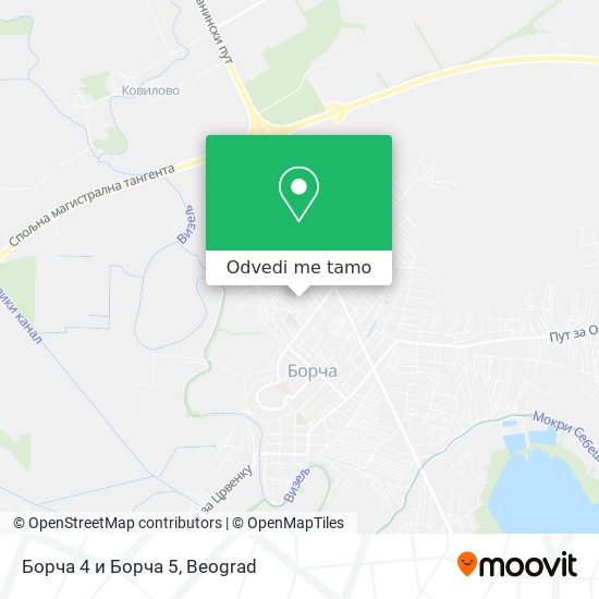 Борча 4 и Борча 5 mapa