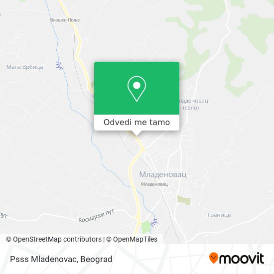 Psss Mladenovac mapa