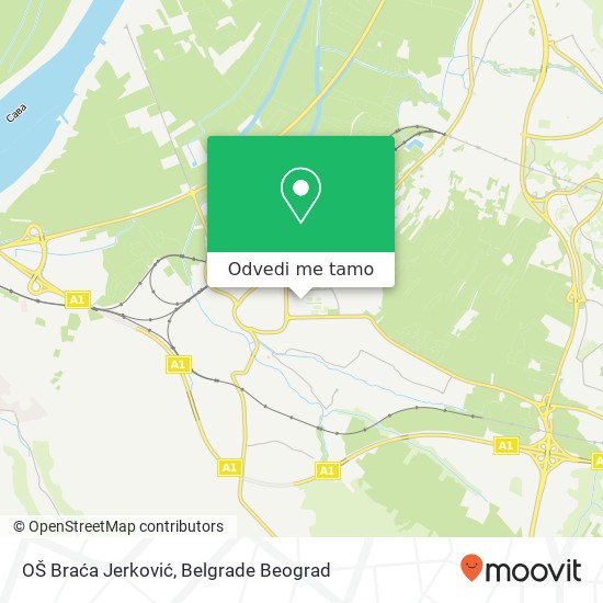 OŠ Braća Jerković mapa