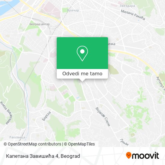 Капетана Завишића 4 mapa